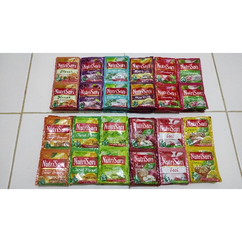 

NUTRISARI aneka rasa isi 40 sachet (1 pack )