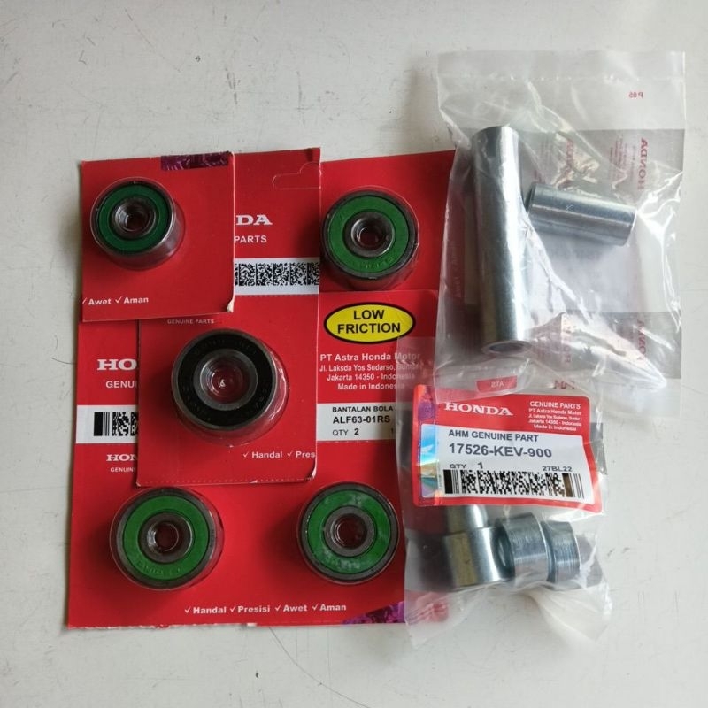 PAKET KOMPLIT BEARING RODA DEPAN BELAKANG + BEARING GEAR + BOS GEAR + BOS TROMOL BELAKANG BOS TROMOL