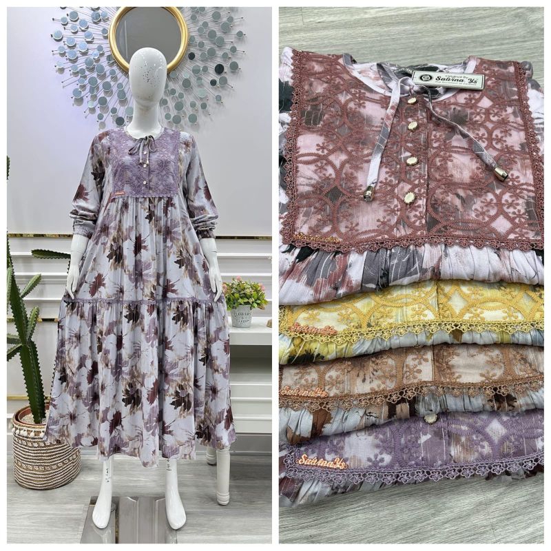 Midi dress salvina ys / midi dress fariasi payet ori salvina ys