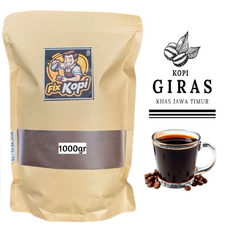

Kopi giras Bubuk Hitam murah 1kg sepesial murah mantap enak