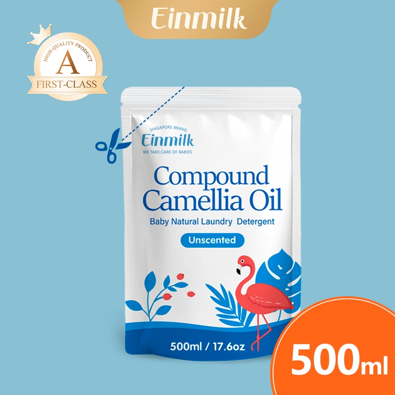 Einmilk Deterjen Bayi Minyak Camellia 500ML Deterjen Baju Bayi Deterjen Cair / Deterjen Baju Bayi DE
