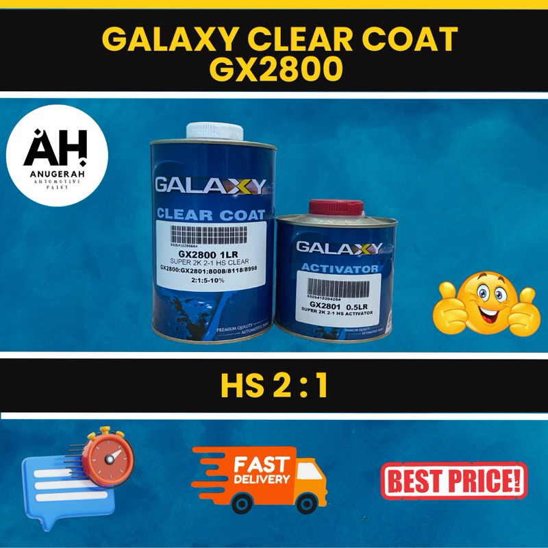 Galaxy Clear Coat GX2800 Super 2K 2:1 HS (1.5 Liter / Set)