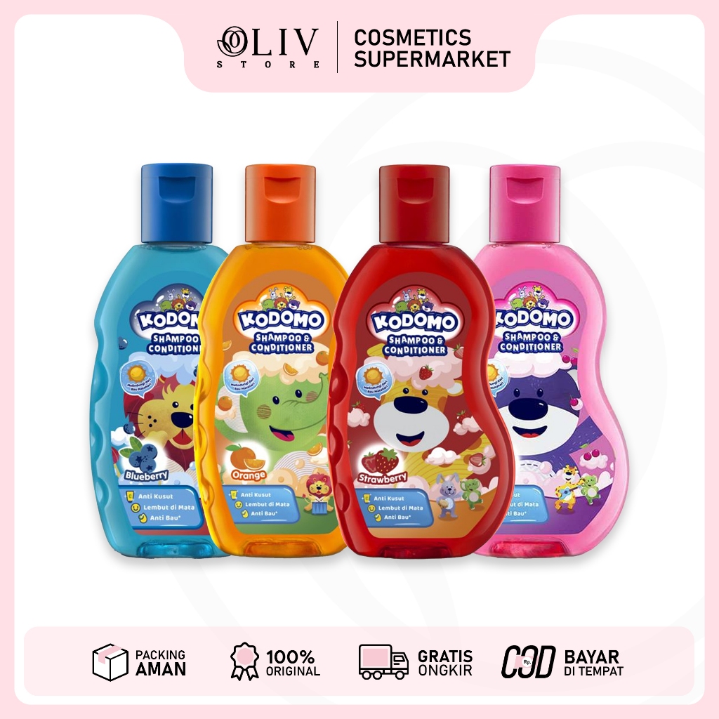 Kodomo Shampoo & Conditioner 200ml | Shampoo Anak Anak