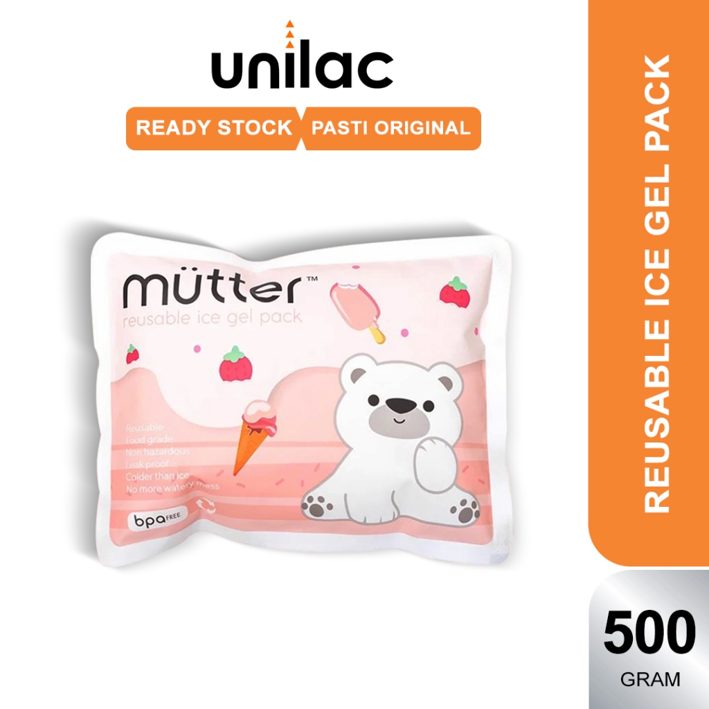 Mutter Ice Gel Pack 500ml - Es Pendingin Tas ASI | Gel Kompres Panas