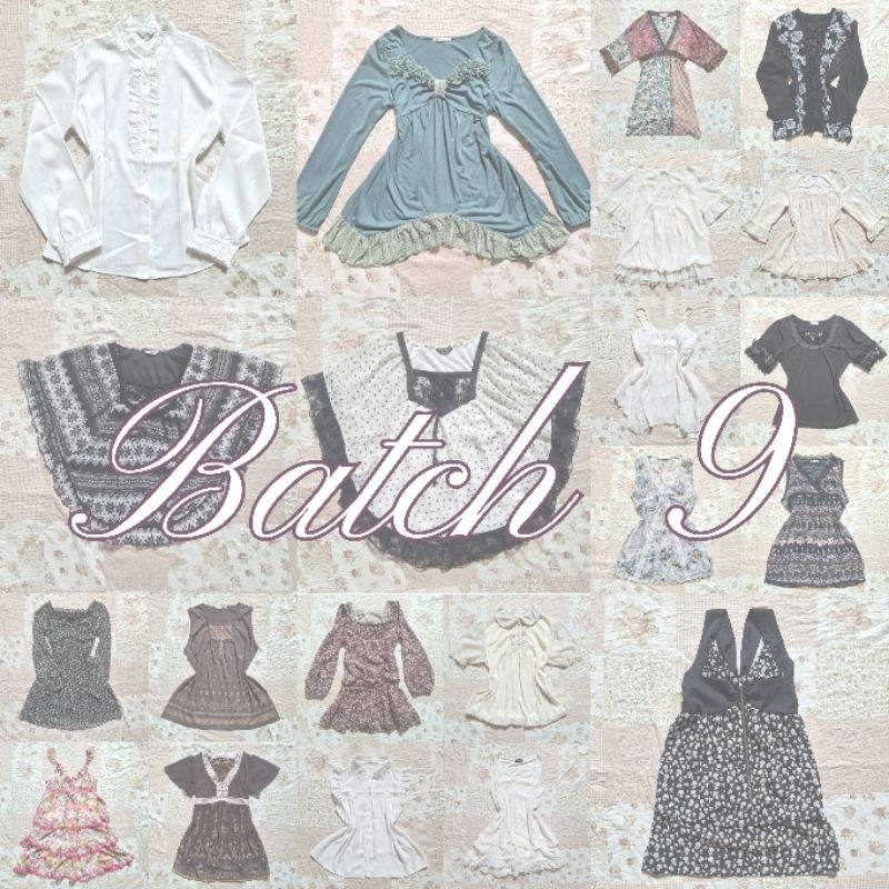 BATCH 9 (PLEASE READ THE DESC BEFORE CHECKOUT) Vintage Coquette Cottagecore Y2K Grunge Gothic Goth 2