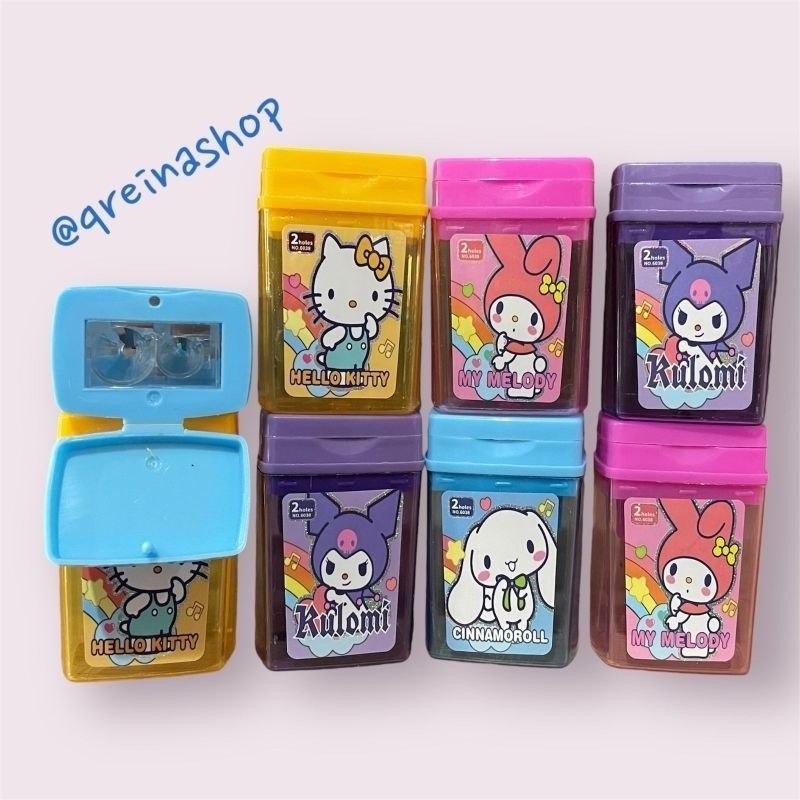 

## Rautan Sanrio 2 lubang / rautan karakter sanrio