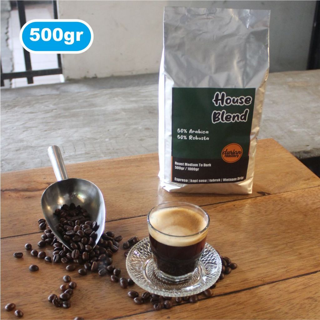 

Kopi House Blend Espresso - Arabica & Fine Robusta 500gr