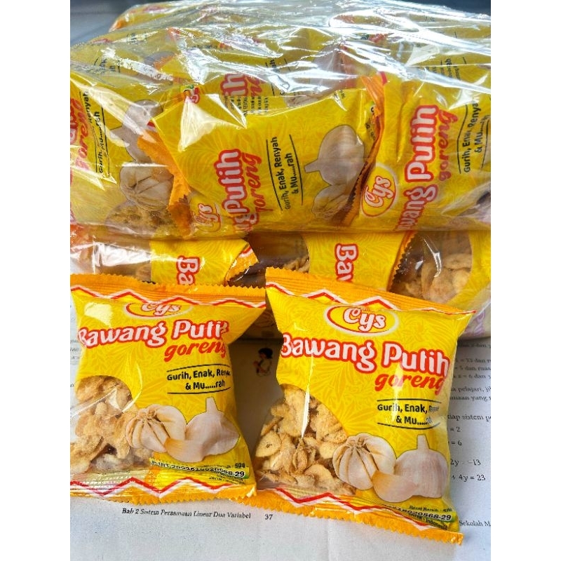 

CYS Bawang Putih Goreng 50gr x 20pcs (1 Ball) – Cocok Jual Ulang