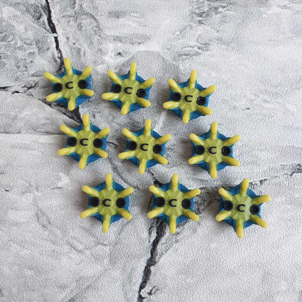 Spike Golf Shoes - Spike Sepatu Golf Champs 14 Pcs - Golf Spikes Quick Rotating Spikes Paku Putar Ce