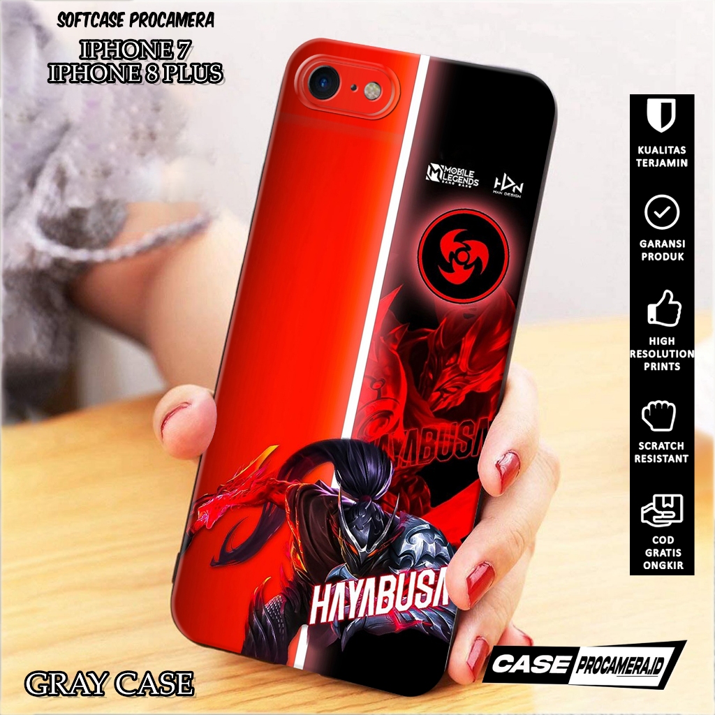 Case IPHONE 7 / 8 PLUS  - Casing IPHONE 7 / 8 PLUS  ( HERO MOBILE LEGEND)  - Kesing Hp - Casing Hp  