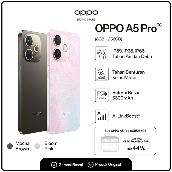 OPPO Smartphone A5 Pro 5G 8GB/256GB