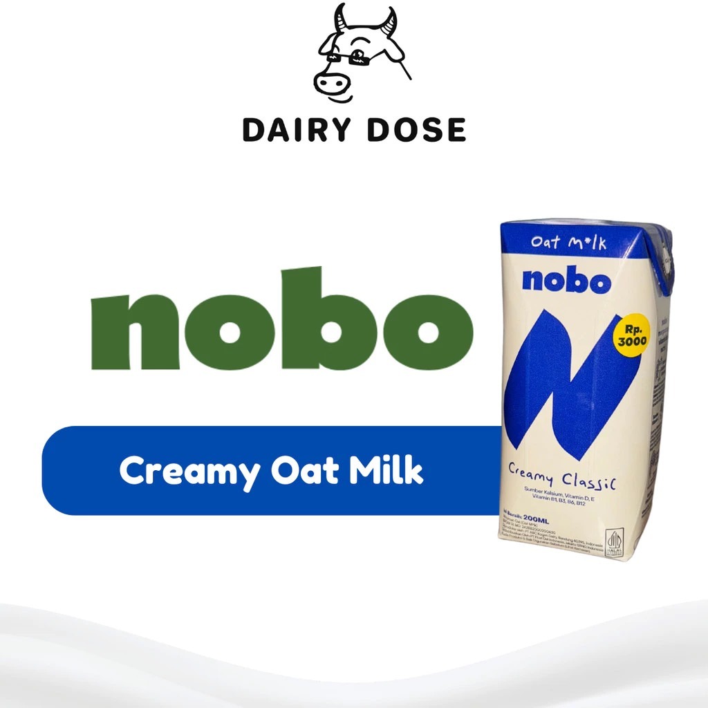 

Nobo Creamy Oat Milk Susu Oat Pack 200 ml