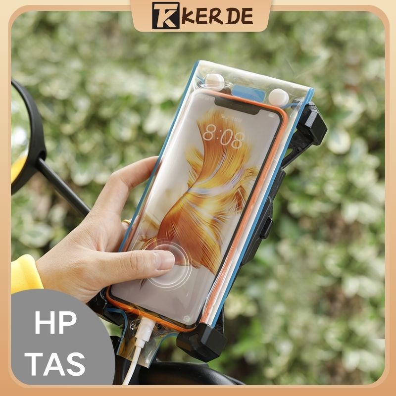 Waterproof HP Tas Motor Anti Air Holder Hp Motor Tas Waterproof Tas Gantung Untuk Motor Anti Air