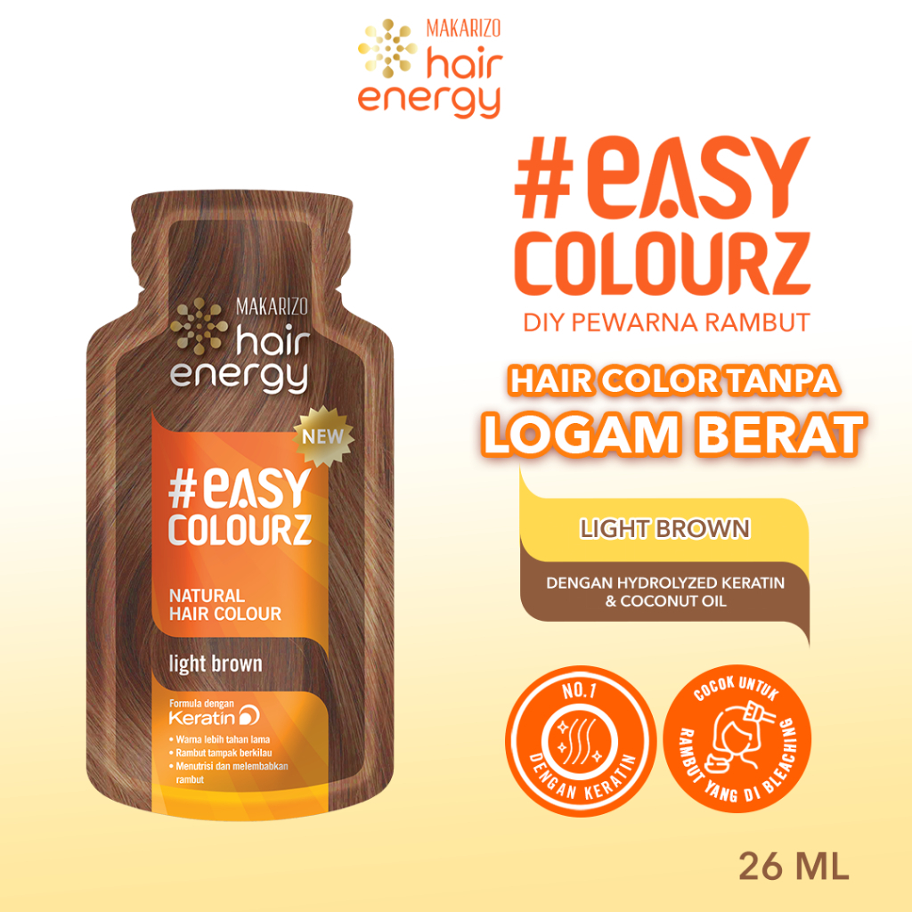 Makarizo Hair Energy Easy Colourz 26 ml - Makarizo Pewarna Rambut