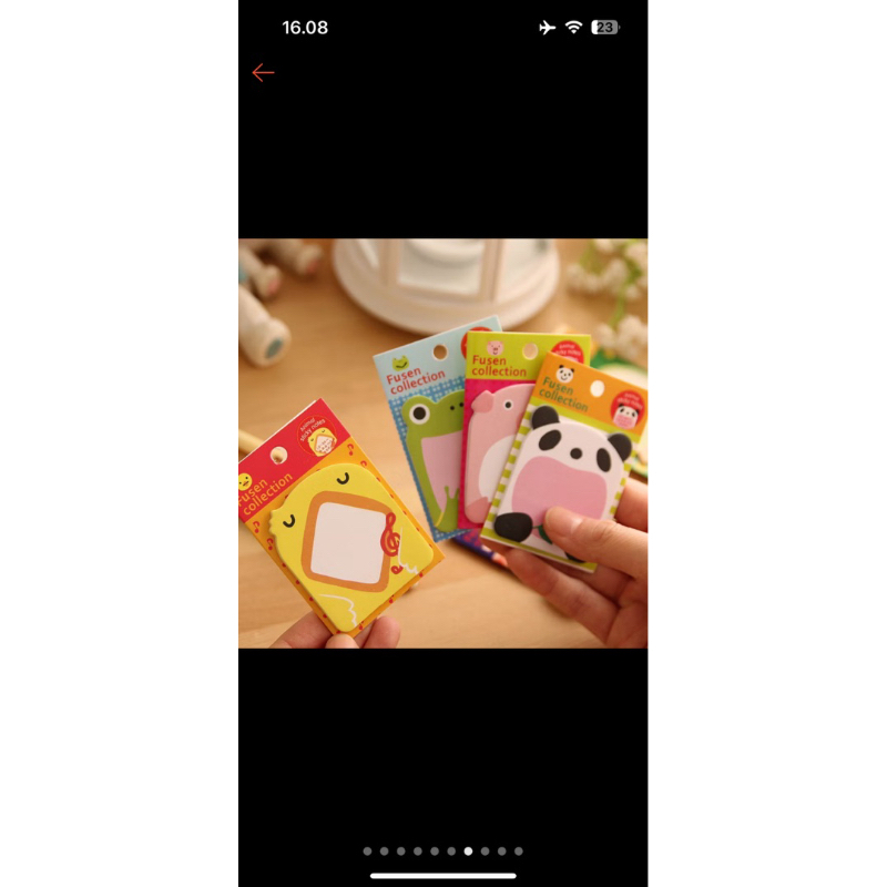

Sticky Notes Anak Bentuk Hewan Kertas Stiker Memo Tempel