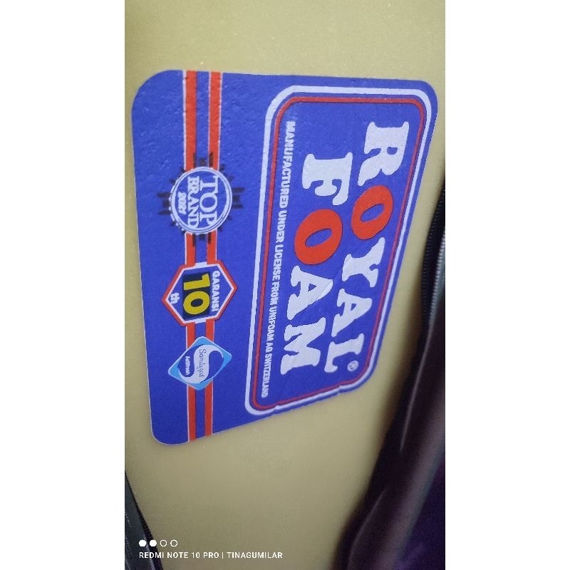 kasur busa royal foam uk 160x200