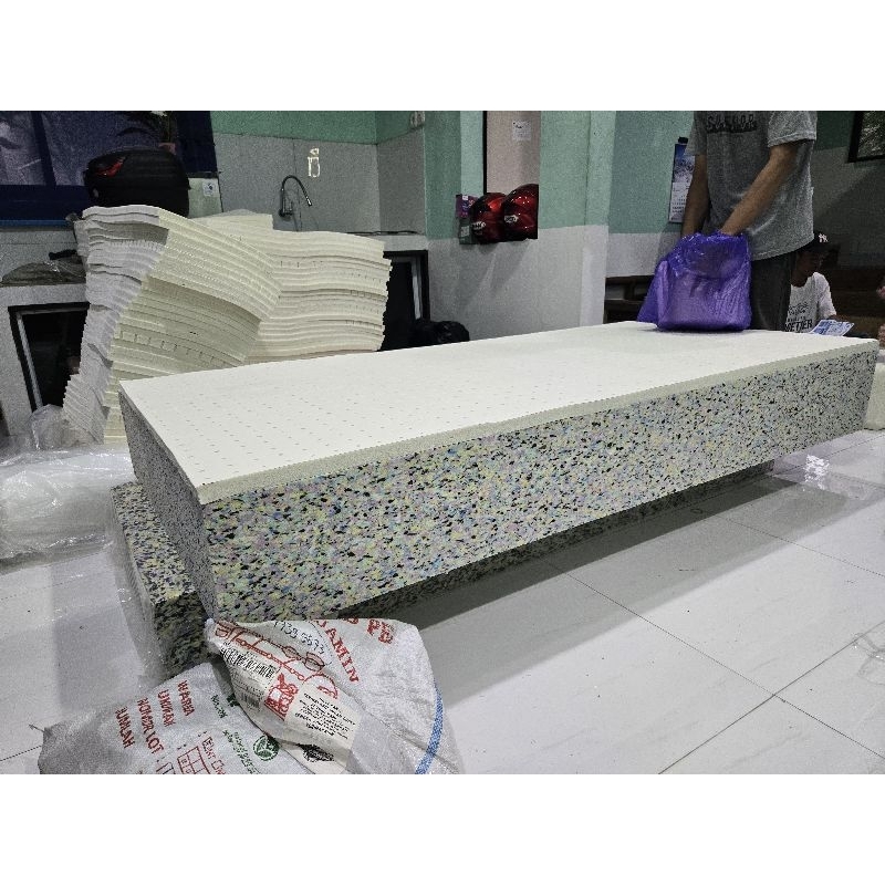 kasur latex 160 x 200 x 12.5 latex 2.5 cm busa rebounded 10 cm r70