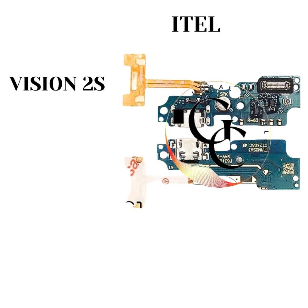 Flexible Connector Charger Itel Vision 2S+Mic (Flexible Konektor Papan Cas)