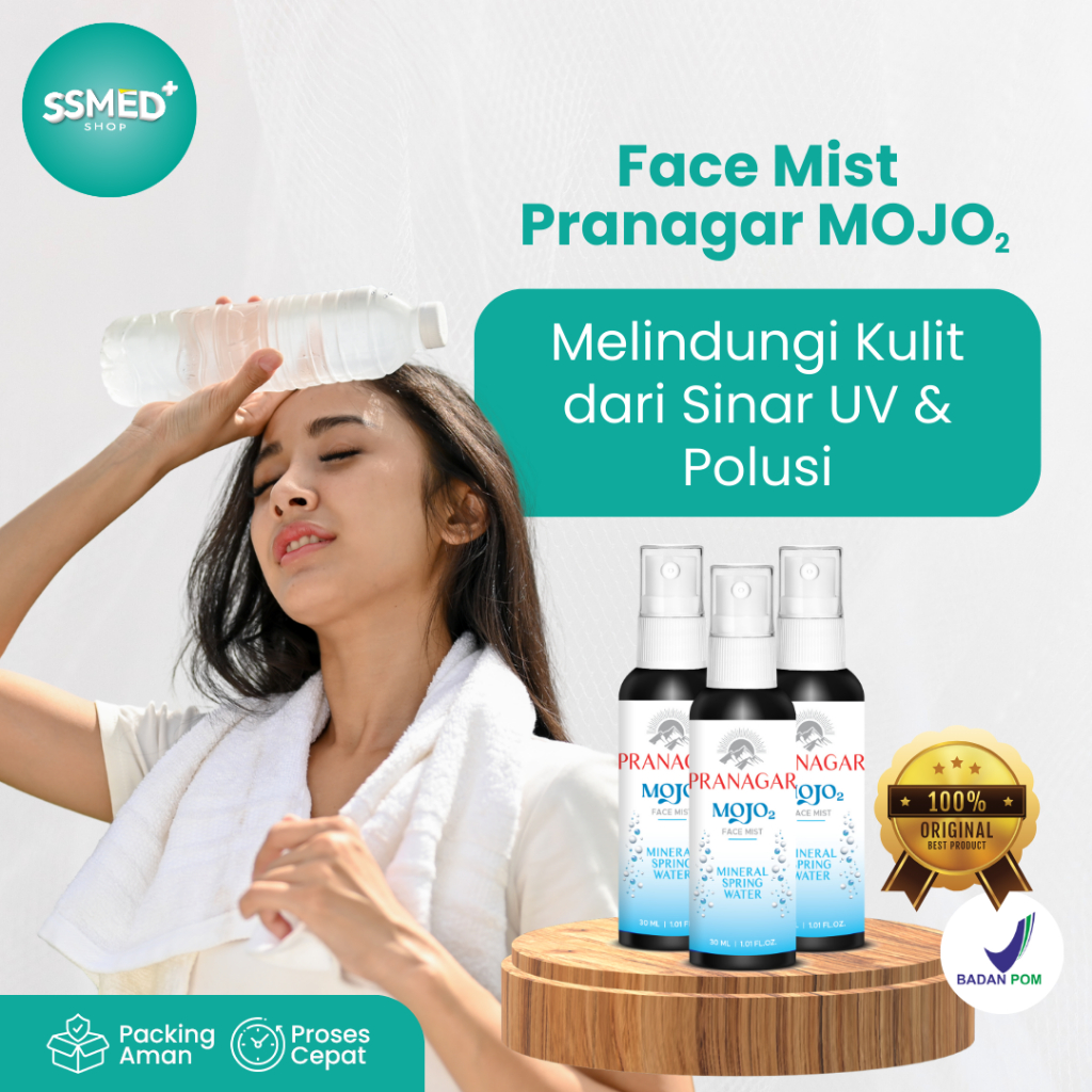 Anti UV Face Mist Pranagar Mojo2 - Perlindungan & Perawatan Kulit Berjerawat