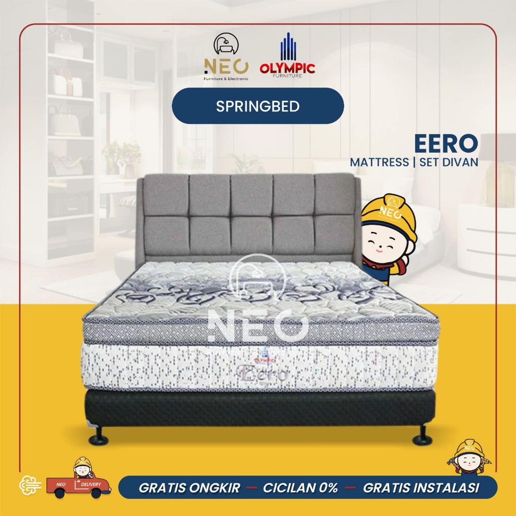 NEO - SPRINGBED OLYMPIC EERO 180X200 MATRASS ONLY KASUR BERGARANSI PONTIANAK