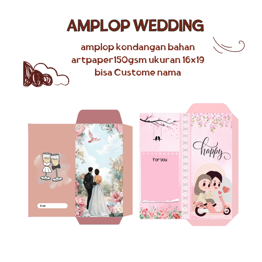 

Amplop Undangan Angpao Wedding isi 20pcs Amplop Undangan Murah Amplop Undangan Aesthetic
