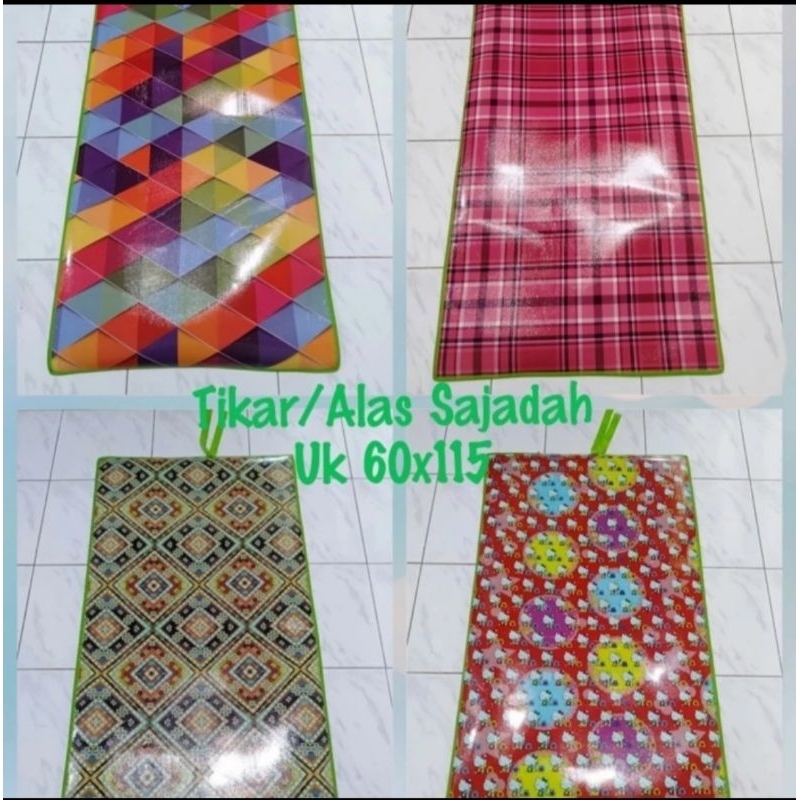 Tikar Plastik atau Alas Sajadah Uk 60x115
