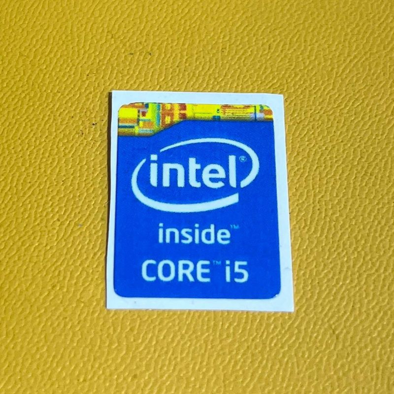 Sticker Processor Intel Core i5 i7 gen 4 5