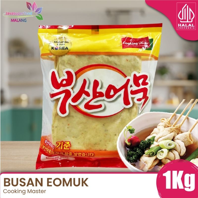 

Busan Eomuk Halal / Kue Ikan Korea 1kg Makanan / Cemilan Korea