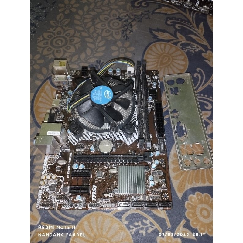 Intel Pentium G4560+MSI H110M PRO-VH Plus DDR4 Normal Tested