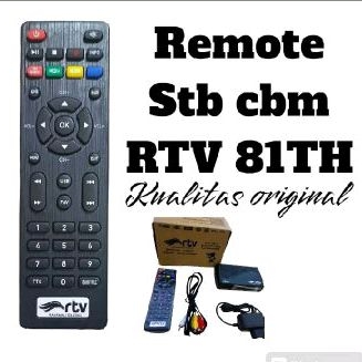 REMOT REMOTE STB CBM RTV lAngsung pakai tanpa setting