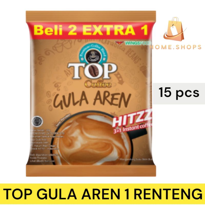 

Top Gula Aren Kopi Instan 1 renteng / 15 pcs