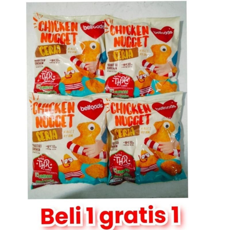 

PROMO BELI 1 GRATIS 1 NUGGET BELFOODS CERIA 500GR