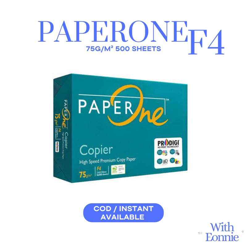 

PaperOne Paper One kertas HVS print fotocopy F4 75gsm 500 sheets