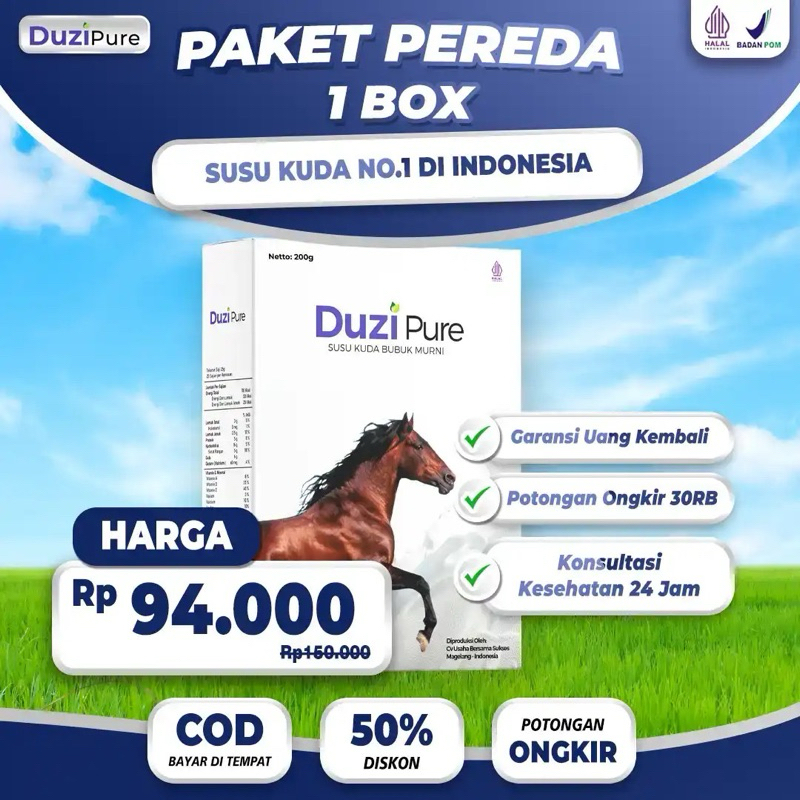 

Susu Kuda Liar Duzi Pure Spesial Harga Reseller - Asli 100%