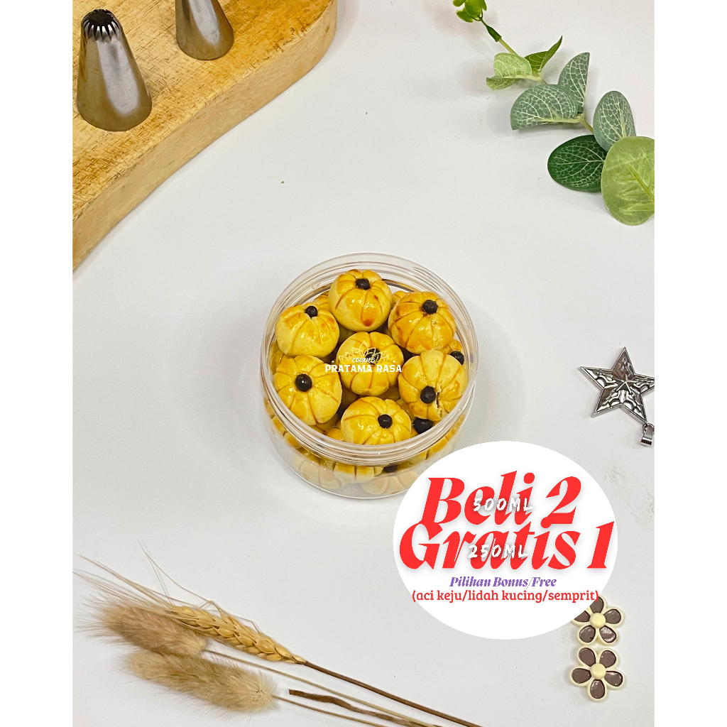 

Nastar Cereme Pratama Rasa Kue Kering Renyah Berkualitas Toples Tabung 500ml / 250ml