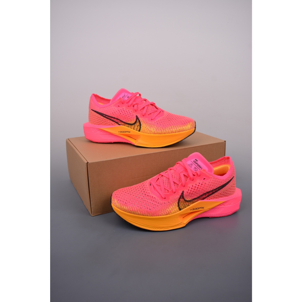 READY STOCK SIZE 37.5 , 38 , 40 , 41 , 42 , 43 - Sepatu Lari ZoomX Vaporfly NEXT% 3 Hyper Pink Laser