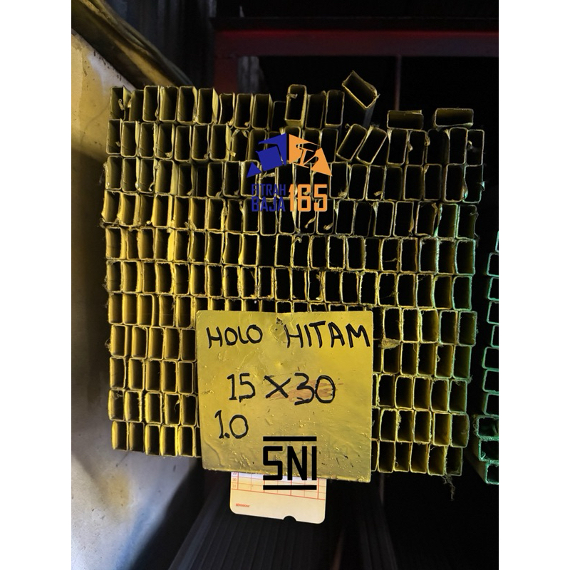 Besi Hollo/Hollow Hitam 15 X 30