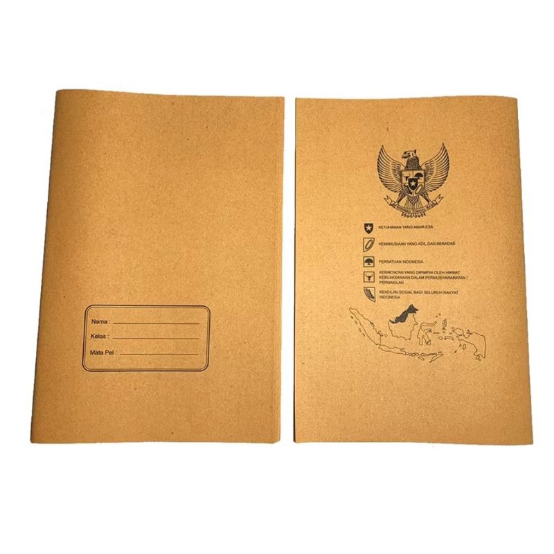 

sampul buku Sidu dan bigboss coklat isi 20 lembar