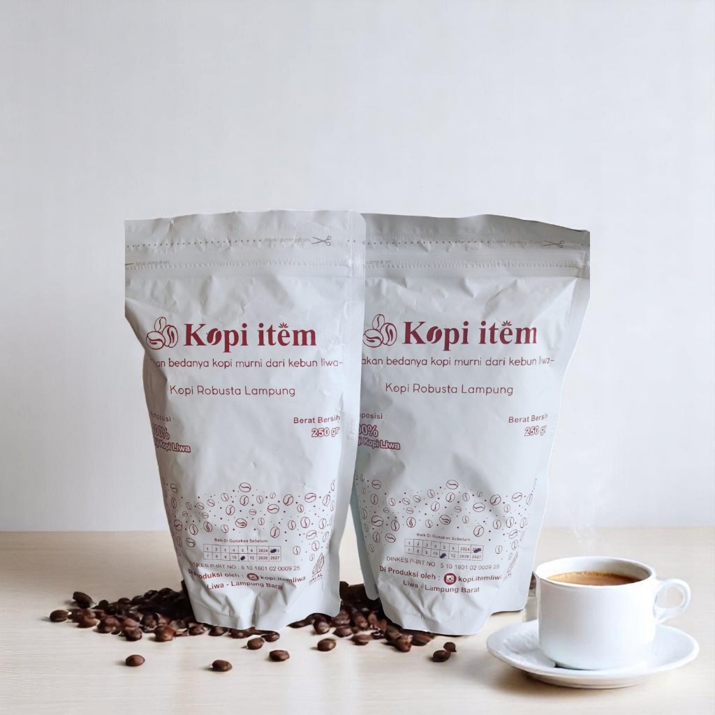 

Kopi Hitam Asli Lokal Lampung