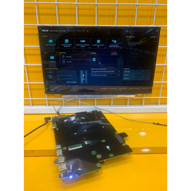 Motherboard Asus X441 Ram 4gb N4000