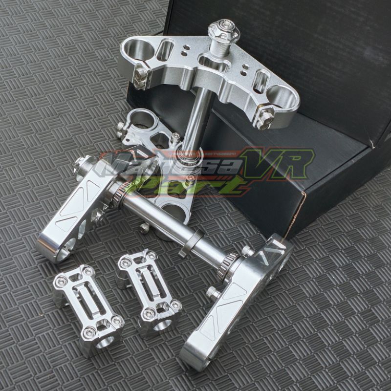 T segitiga as 33/30 Segitiga atas bawah full cnc set rasier pnp RX King dan Ninja R SS RR ZX CRF 150