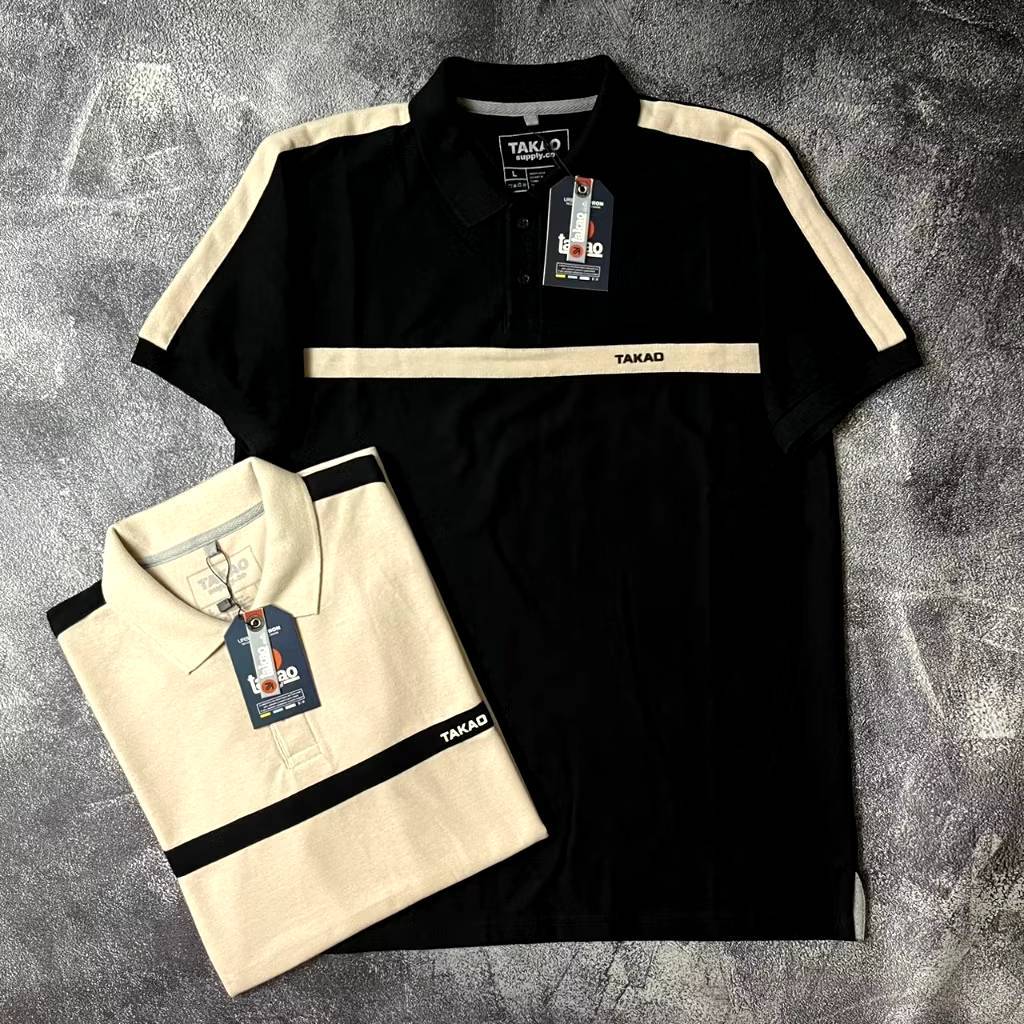 Baju Polo Distro Pria Model Komnbinasi  Terbaru Original  Brand Lokal Polo Shirt Kaos Kerah Keren Mo