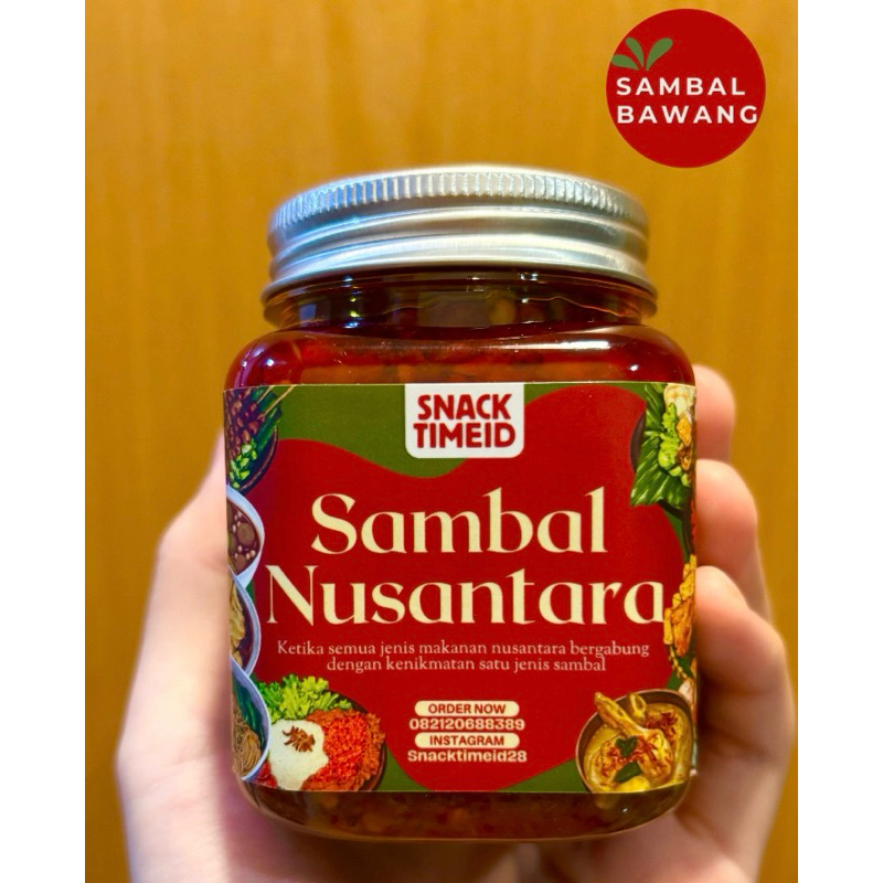 

Sambal Bawang Gurih Homemade - Sambal Nusantara 200gram