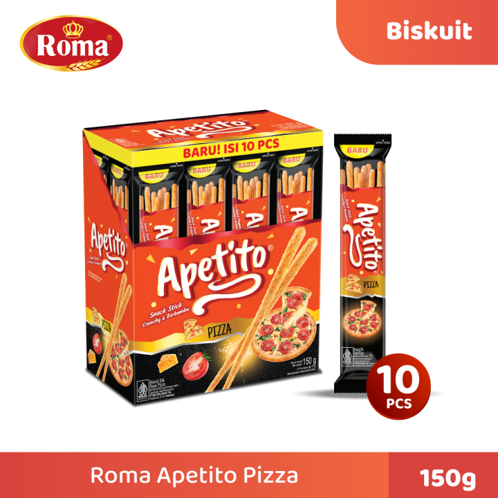 

Apetito Snack Stick Crunchy & Berbumbu Rasa Pizza