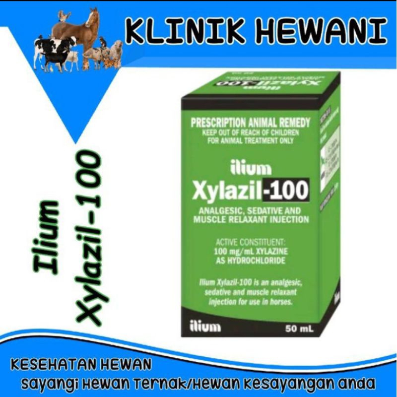 Xylazil - 100 Ilium Injection Ilium 50 ml Asli Original