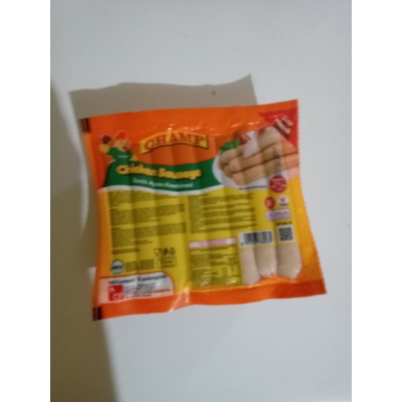 

SOSIS AYAM CHAMP CHICKEN SAUSAGE 375gr FROZEN FOOD
