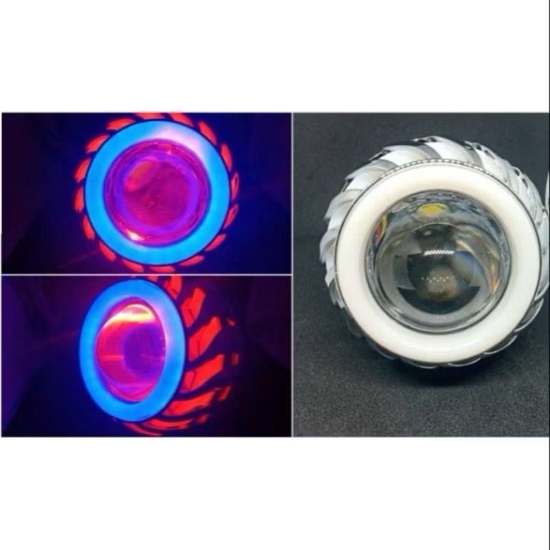 LAMPU DEPAN UTAMA PROJIE MINI 2.5 INCH KIPAS SEMUA MOTOR