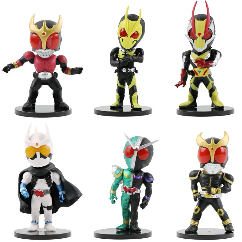 Action Figure Kamen Rider KUUGA : Pajangan Keren Kuuga, Black Kuuga, Zero-One, Zero-Two, Eternal, W