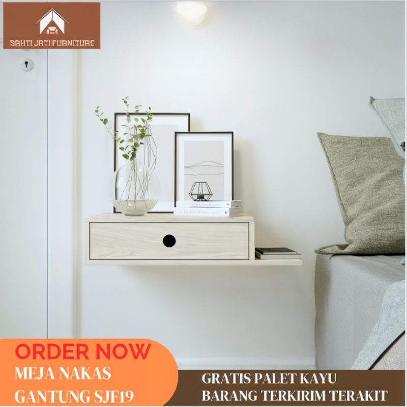 NAKAS DINDING MEJA GANTUNG MEJA DINDING RAK GANTUNG SJF19