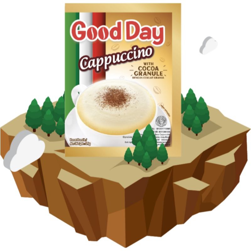 

[AYOBUY.ID] GOOD DAY CAPPUCCINO 25g 1 RENCENG (ISI 10)